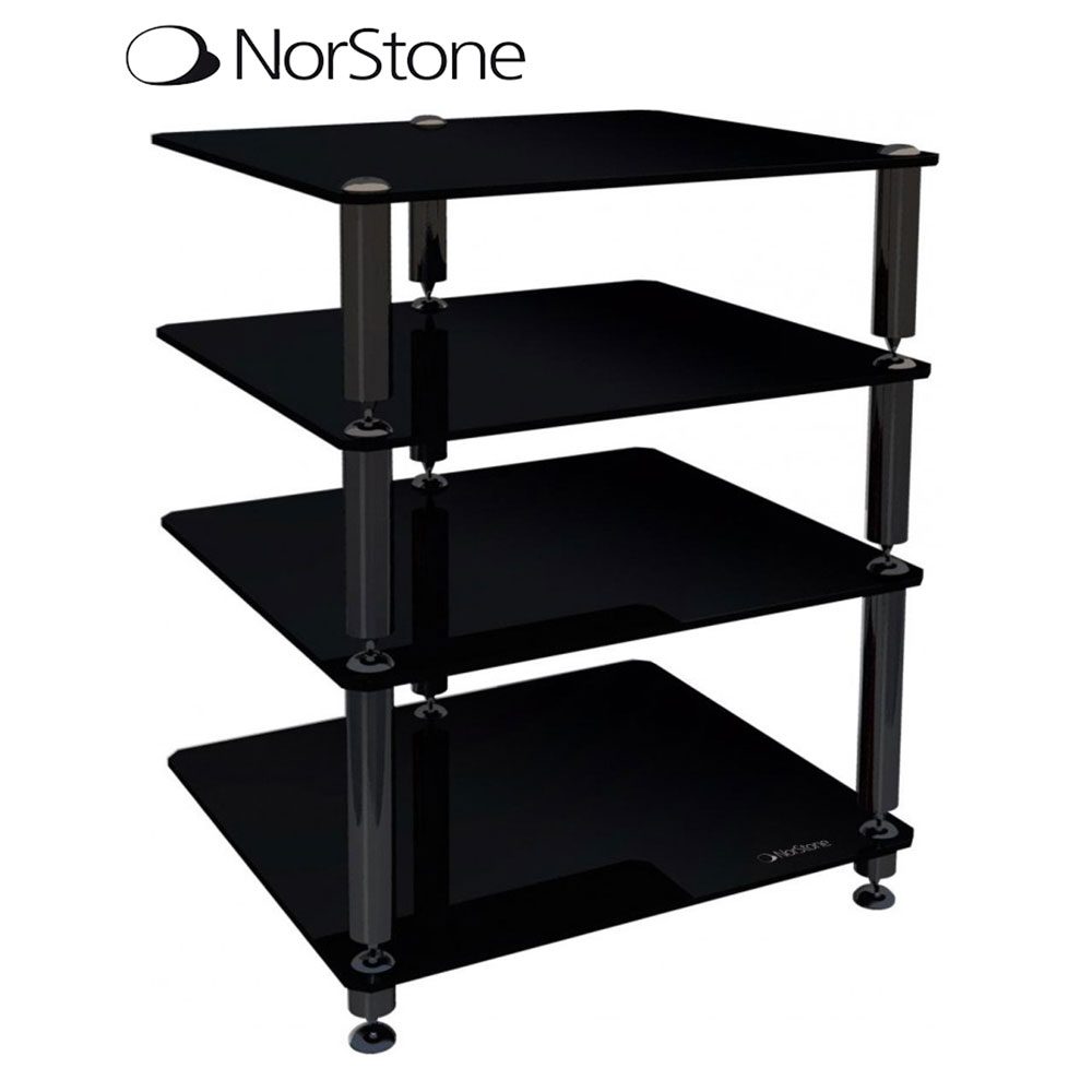 Norstone Bergen 2 Hi-Fi Stand - Black
