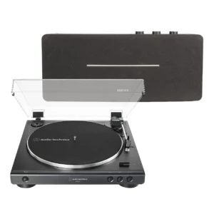 Audio-Technica LP60X Turntable + Edifier D12 Bluetooth Speaker Package
