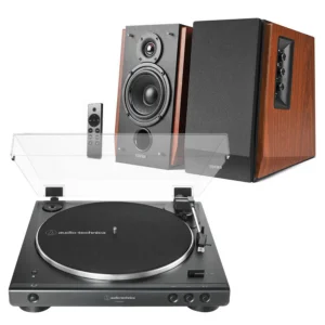 Audio-Technica AT-LP60XBT + Edifier R1700BT