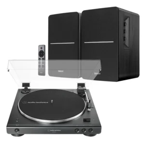 Audio-Technica AT-LP60XBT + Edifier R1280DBs