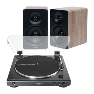 Audio-Technica AT-LP60X + Edifier M60