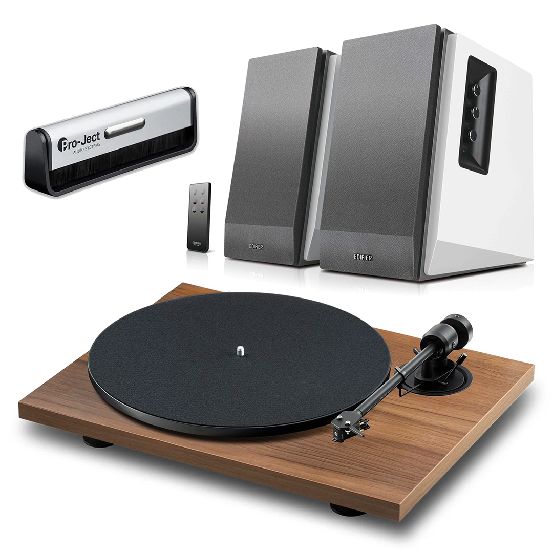 Pro-Ject E1.2 Phono Walnut + Edifier R1700BT Bluetooth Speaker Package - Image 3