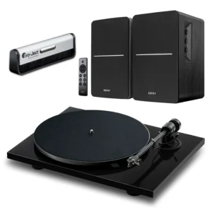 Pro-Ject E1.2 PHONO Black + Edifier R1280DBs