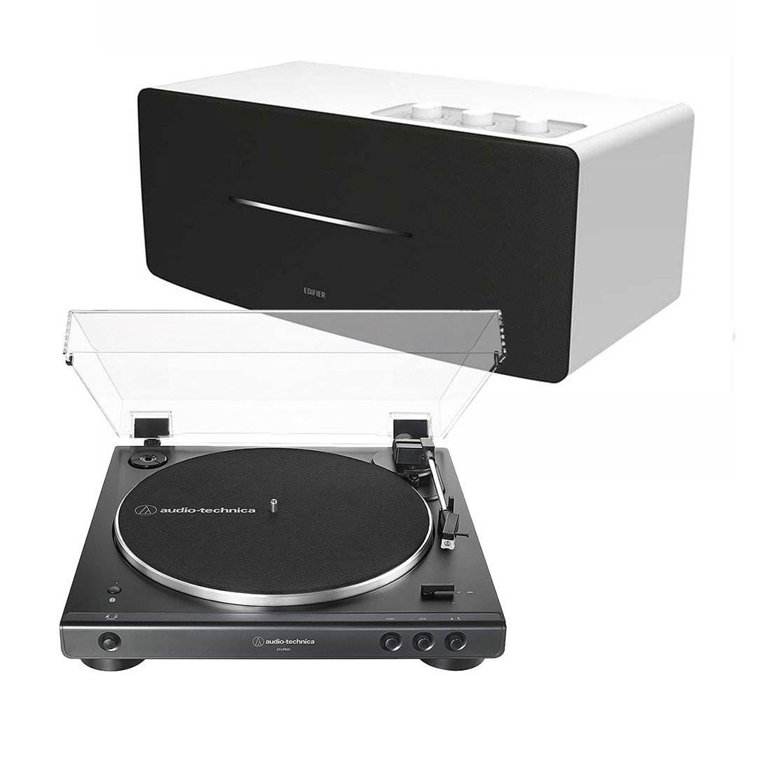 Audio-Technica LP60XBT Turntable + Edifier D12 Black Bluetooth Speaker Package - Image 3