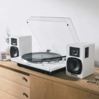 Audio-Technica AT-LP70XBT Bluetooth Turntable + AT-SP3X Powered