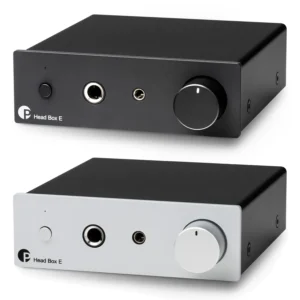 Pro-Ject Head Box E Micro Sized Headphone Amplifier - Black/Silver