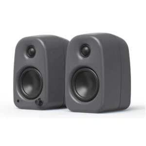 Kanto UKI 100W Desktop Bluetooth USB-C Speakers - Pumice Grey