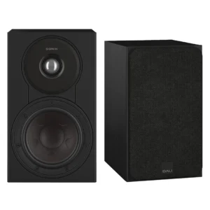 Dali SONIK 1 Passive Bookshelf Speakers - Black, Walnut, Oak and White - Black Ash
