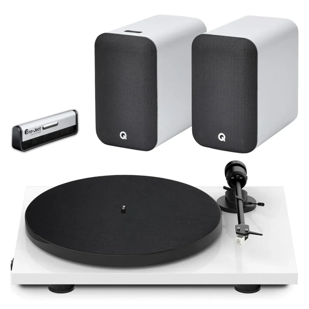 Pro-Ject E1 BT + Q Acoustics M20 white