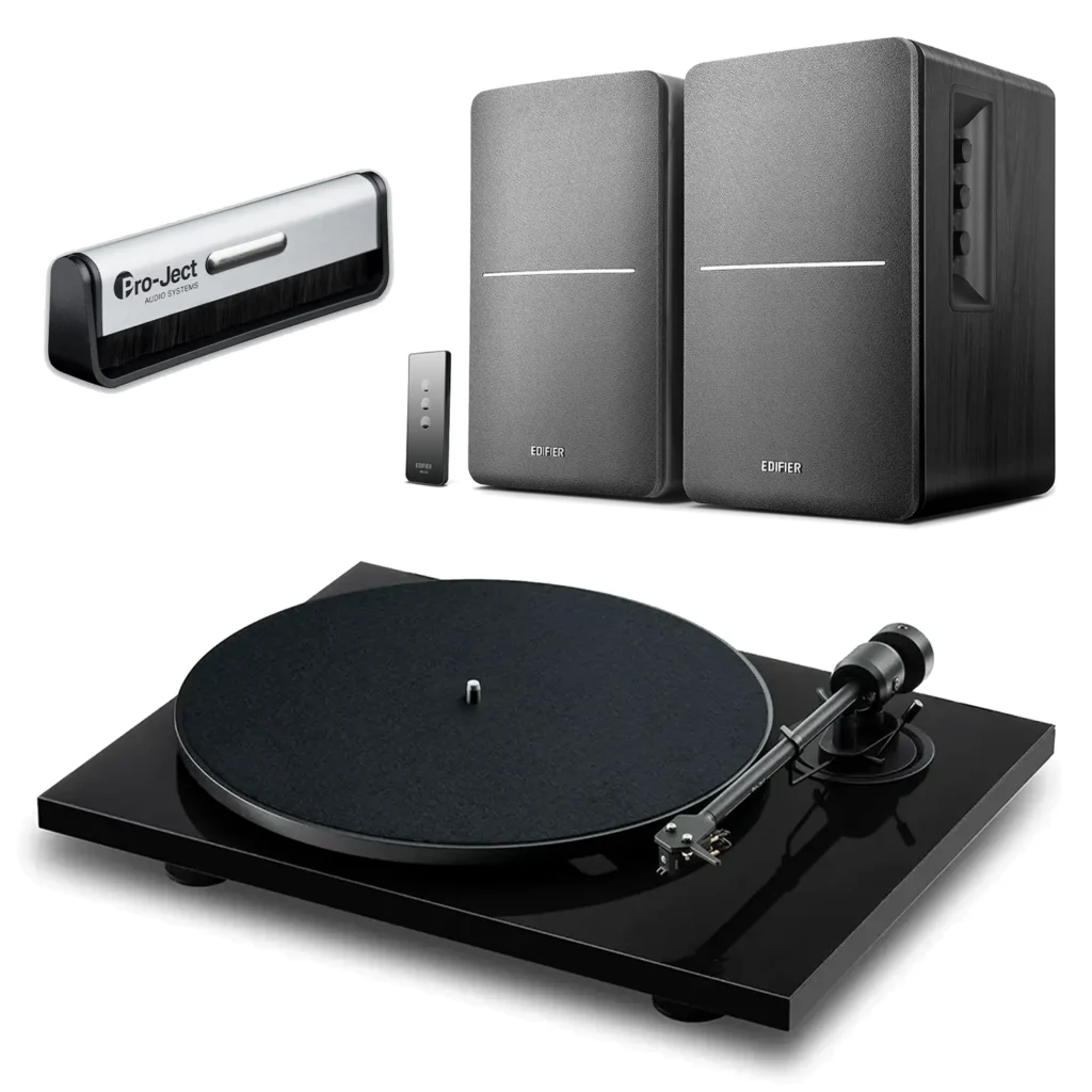 Pro-Ject E1.2 Phono + Edifier R1280T Black