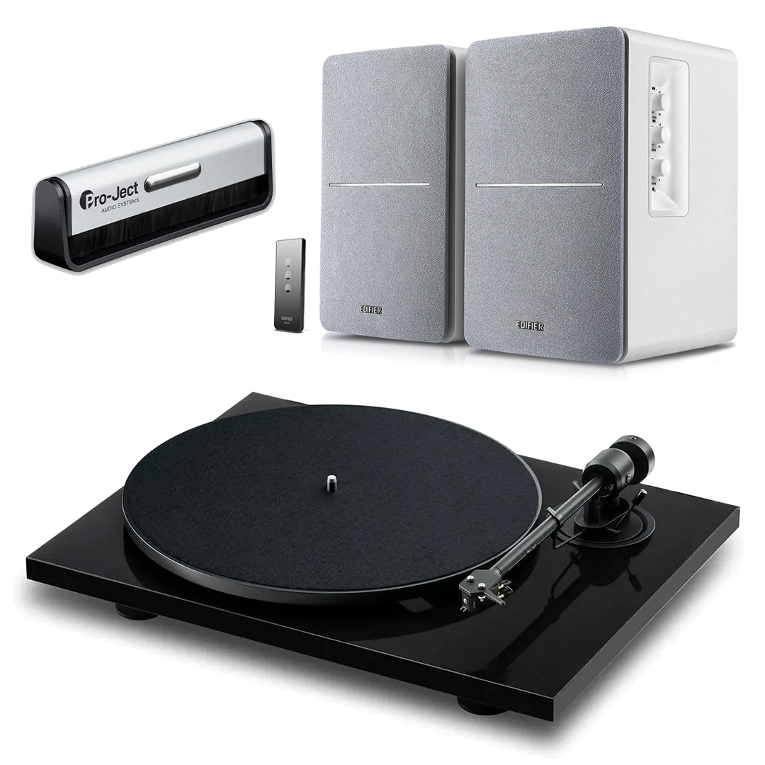 Pro-Ject E1.2 Phono + Edifier R1280T Turntable and Speakers Package - Black - Image 3