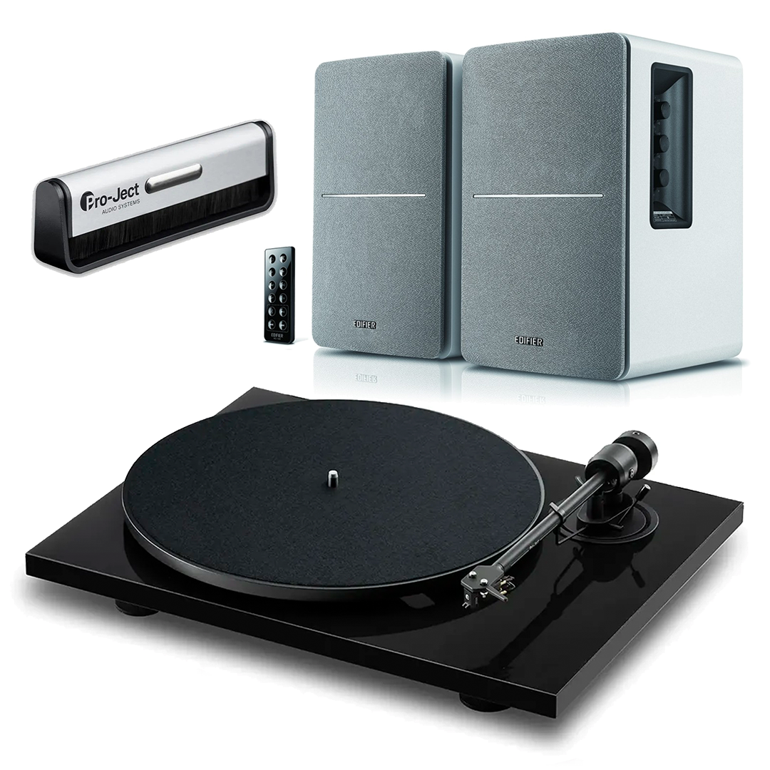 Pro-Ject E1.2 Phono + Edifier R1280DB Turntable and Bluetooth Speaker Package - Black - Image 3